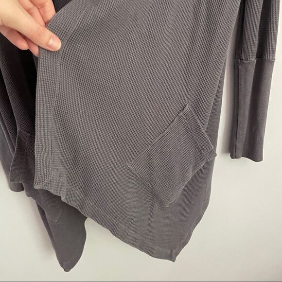 Splendid Waffle Knit Wrap Open Cardigan M - Picture 9 of 14